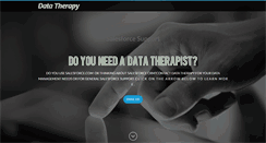Desktop Screenshot of datatherapist.com